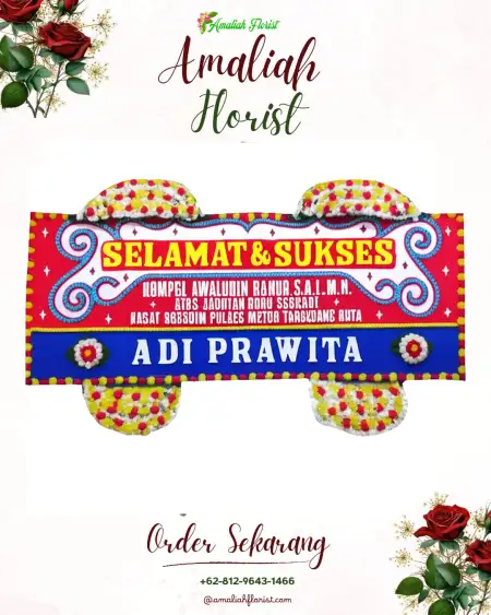 Papan Bunga Ucapan Selamat Pecalungan